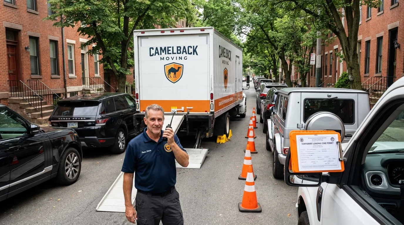 City street loading permit setup in Margate City, NJ