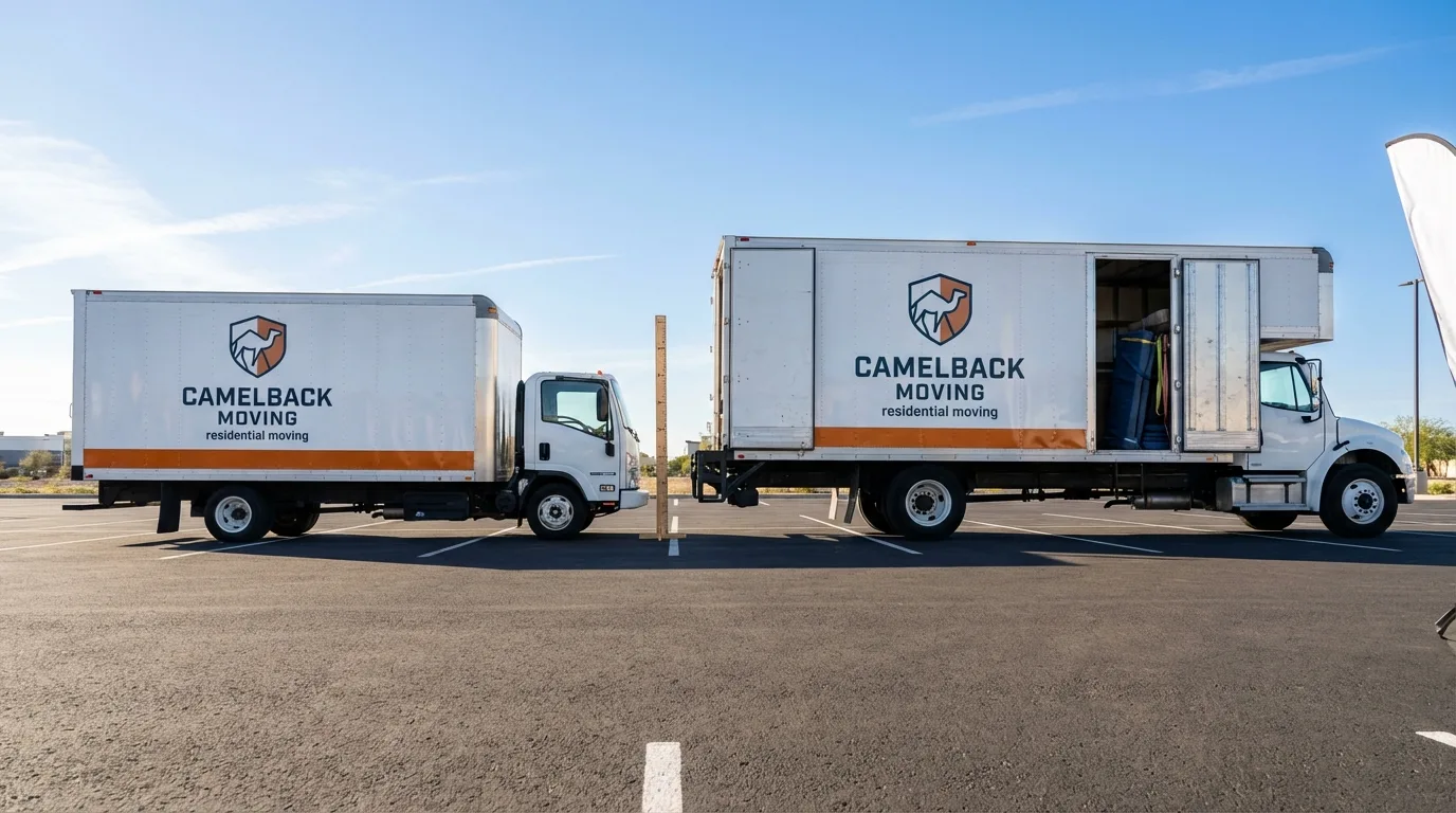 Moving truck size capacity guide in Margate City