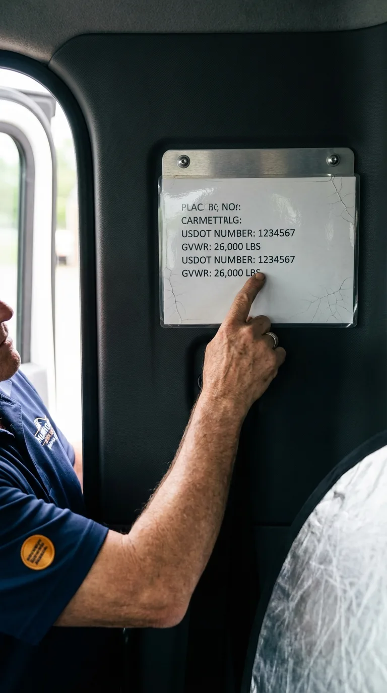 USDOT licensing placard verification in Margate City